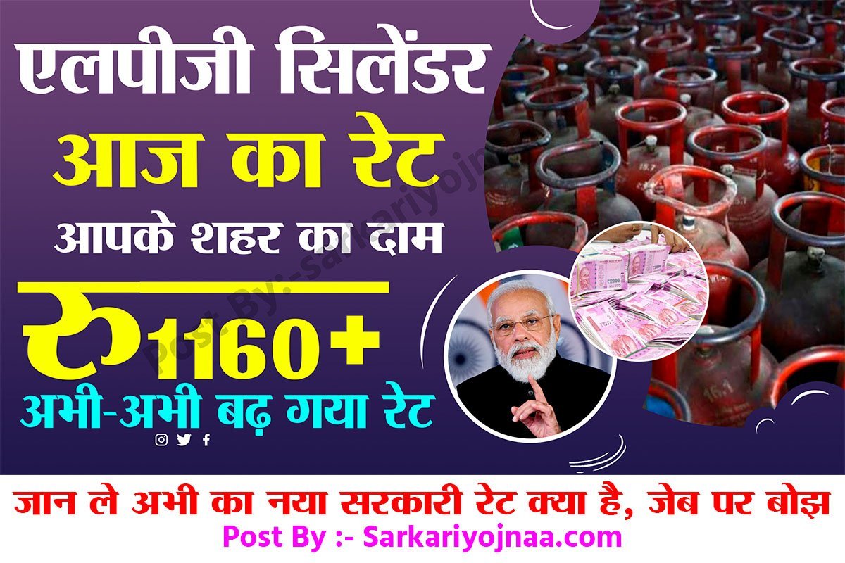 LPG Cylinder New Rate LPG Gas Price Today घरेलू एलपीजी सिलेंडर की कीमत 