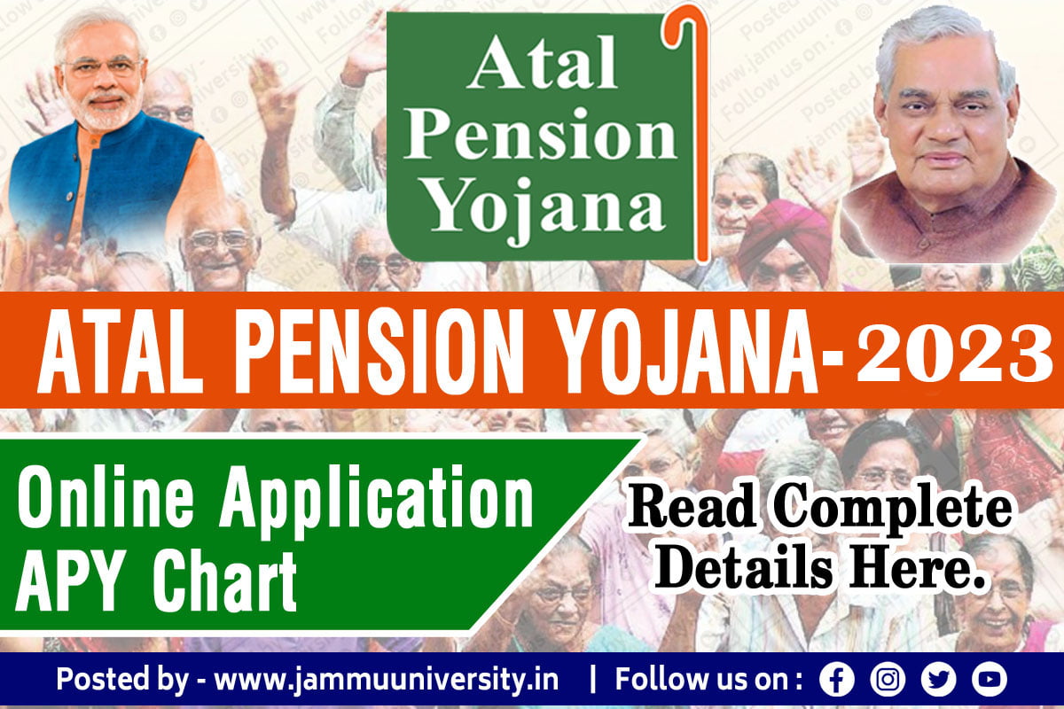 Atal Pension Yojana 2023,अटल पेंशन योजना ऑनलाइन,apy balance check,apy premium chart pdf