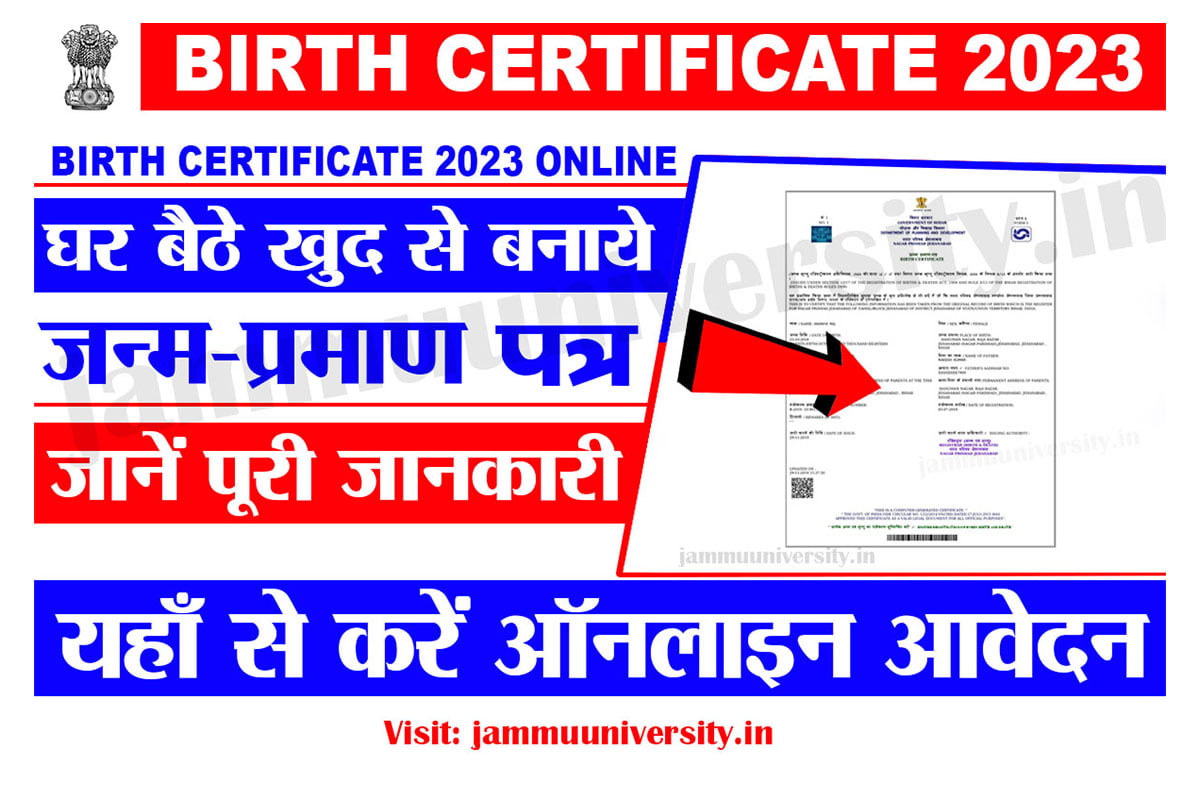 Birth Certificate 2023