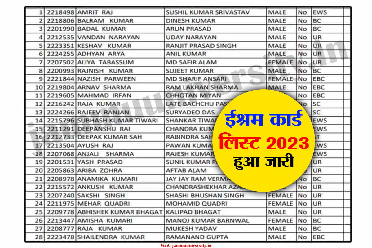 E Shram Card Payment List Status 2023,eshram card balance check