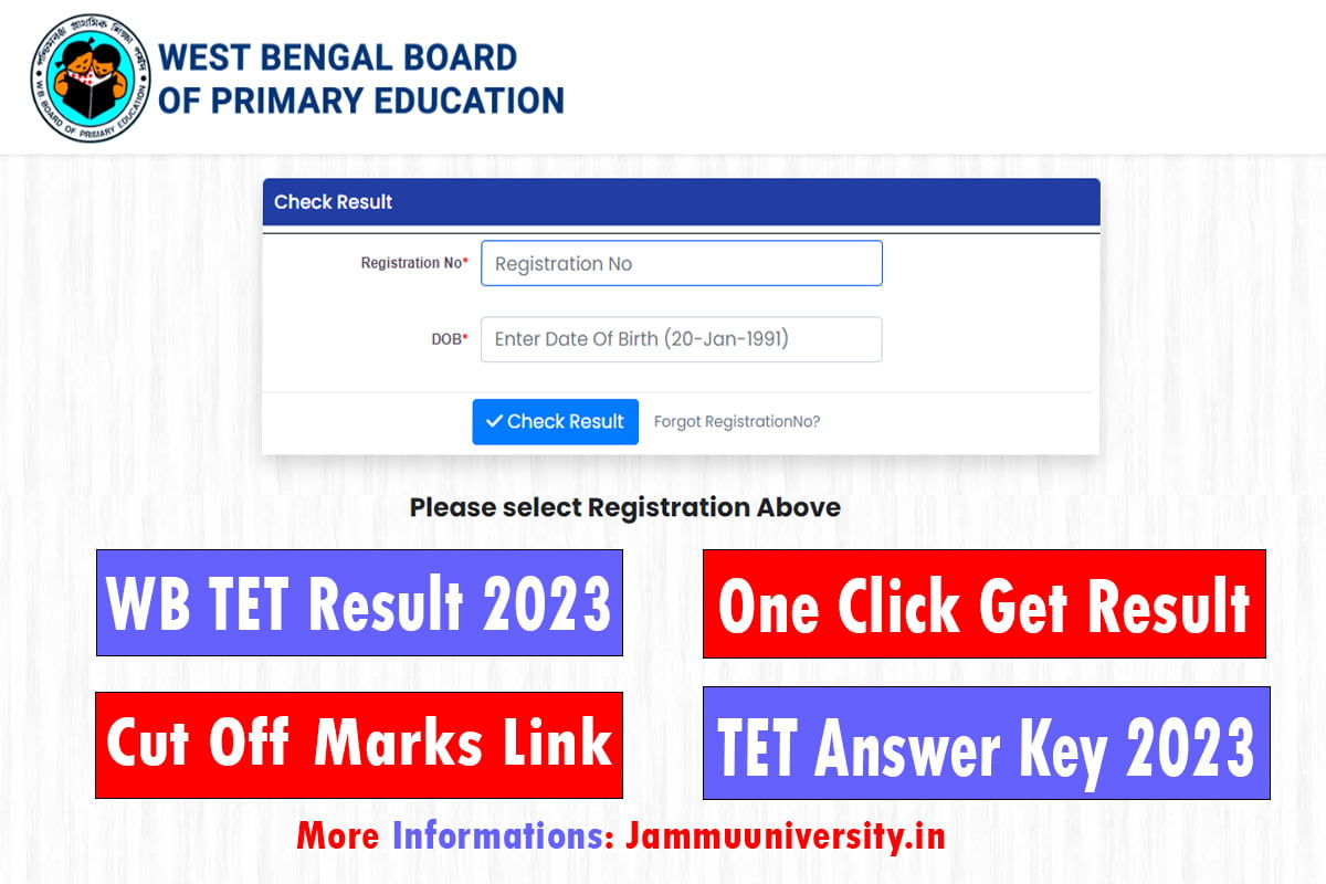 WBBPE TET Portal 2023