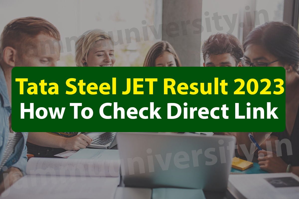 TATA Steel Result 2023 to be Released Check Result of Junior Engineer  Direct Link Here at tatasteel.com