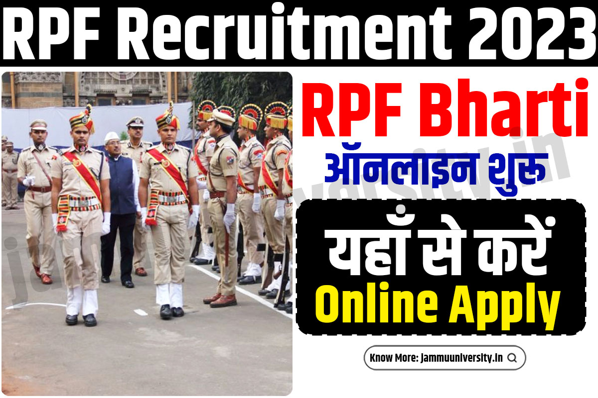 RPF Recruitment Online 2023