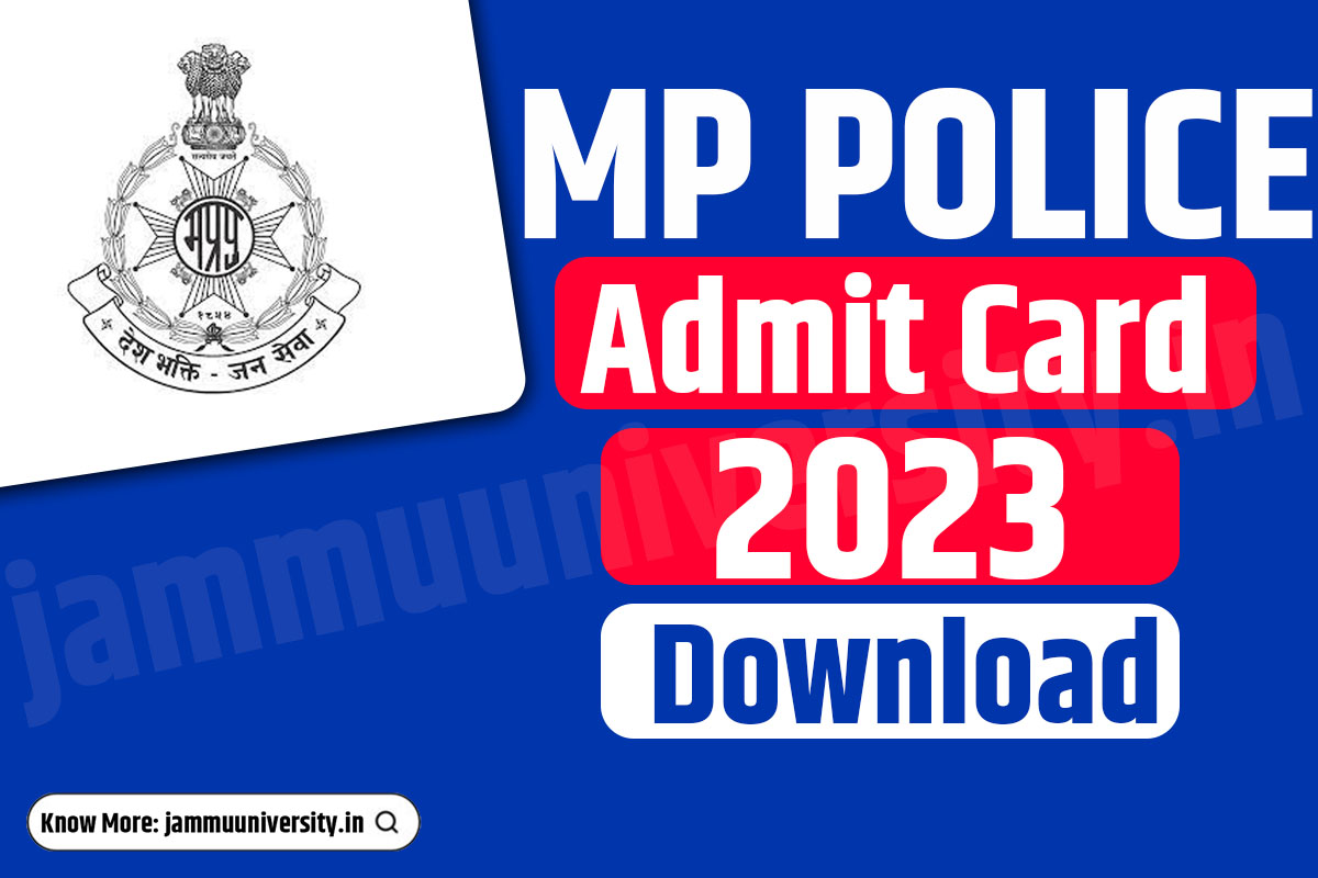 MP Police Admit Card 2023 Download