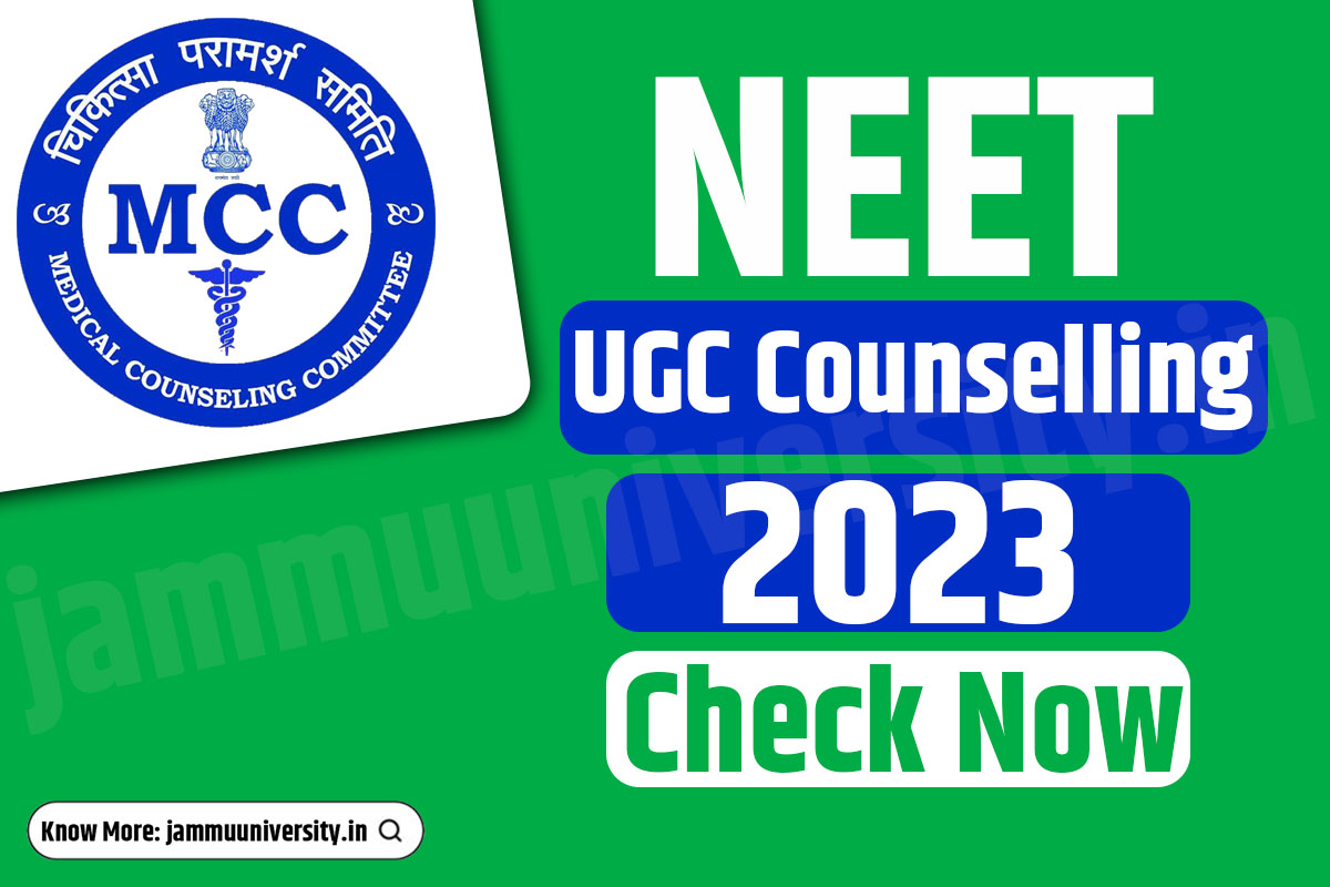 NEET UG Counselling 2023