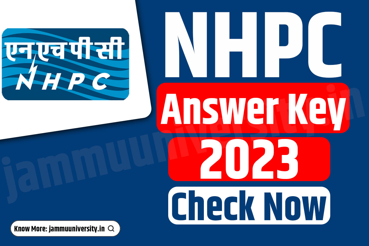 NHPC JE Answer Key 2023