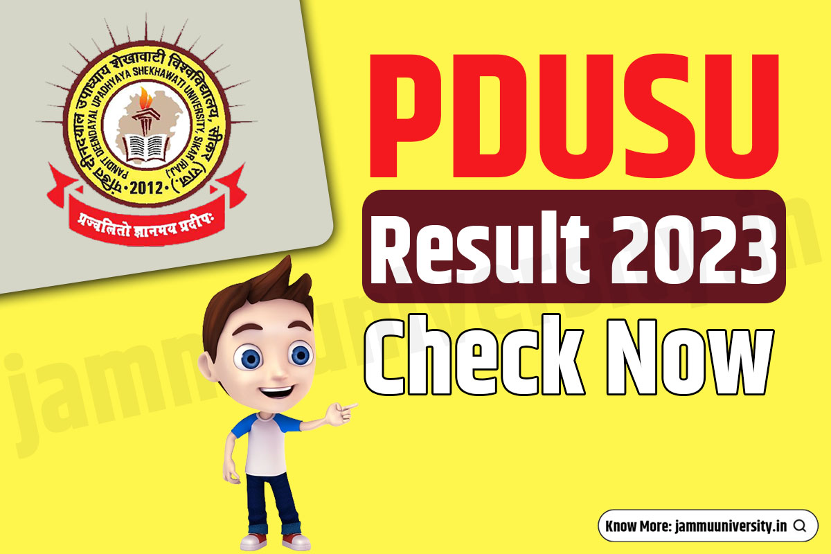 PDUSU Result 2023 Check