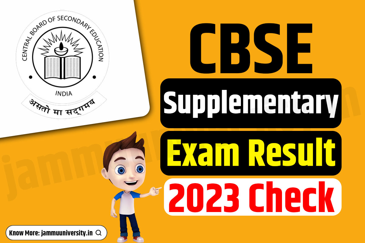 CBSE Supplementary Exam Result 2023