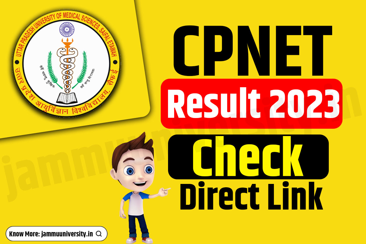 CPNET Result 2023 Check Link