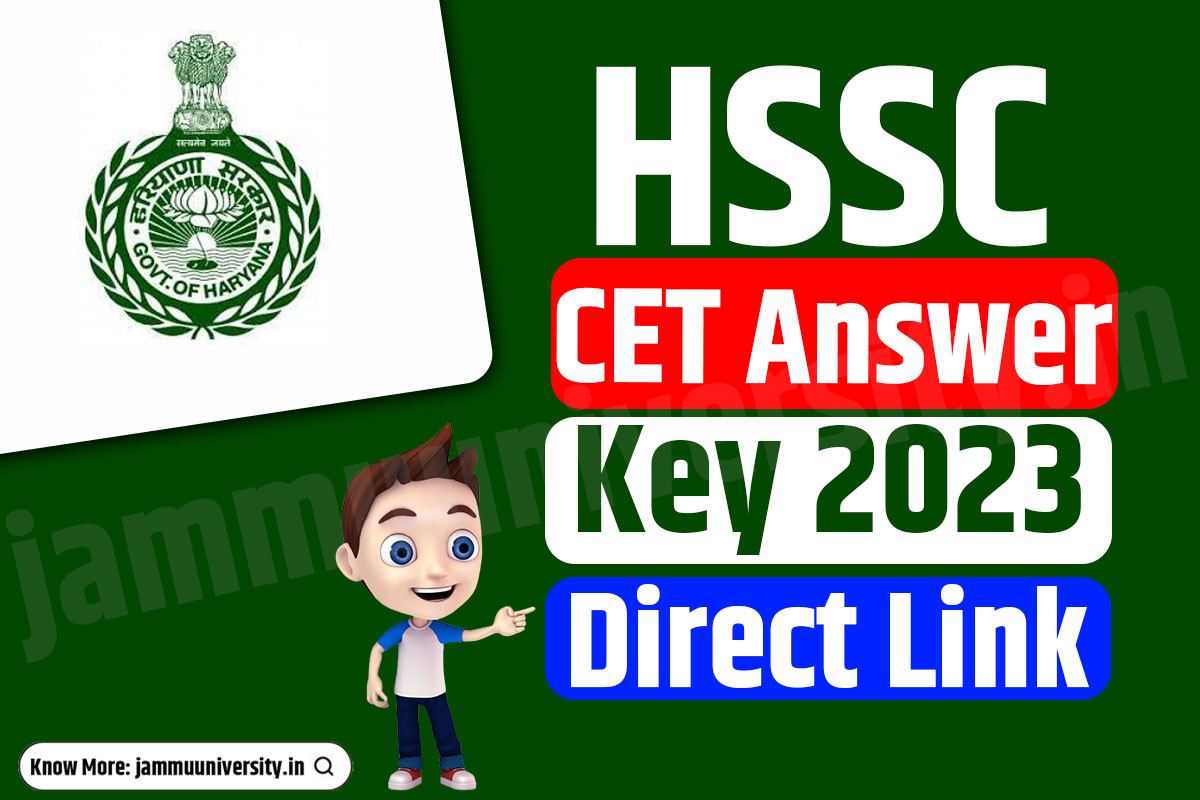  HSSC CET Answer Key