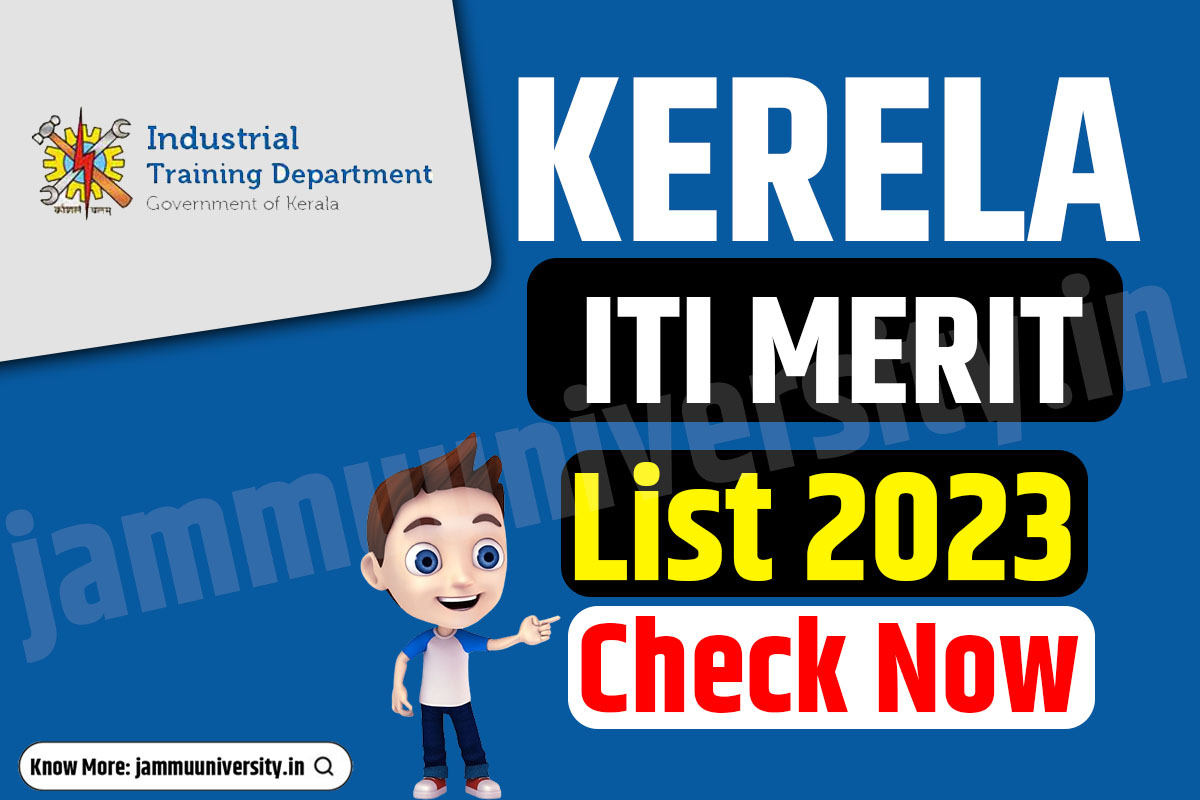 Kerela ITI Merit List 2023