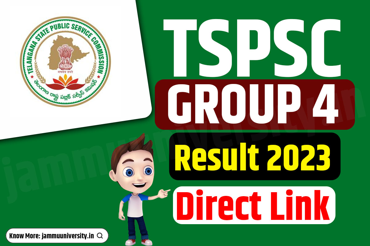 TSPSC Group 4 Result 2023