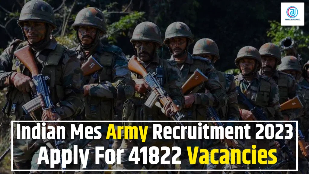 Army MES Recruitment 2023, MES Group C Notification