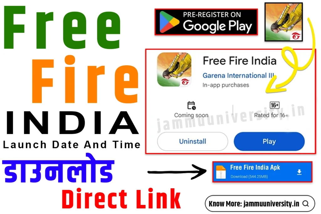 Garena Free Fire India Download, FF Unban Date & Time
