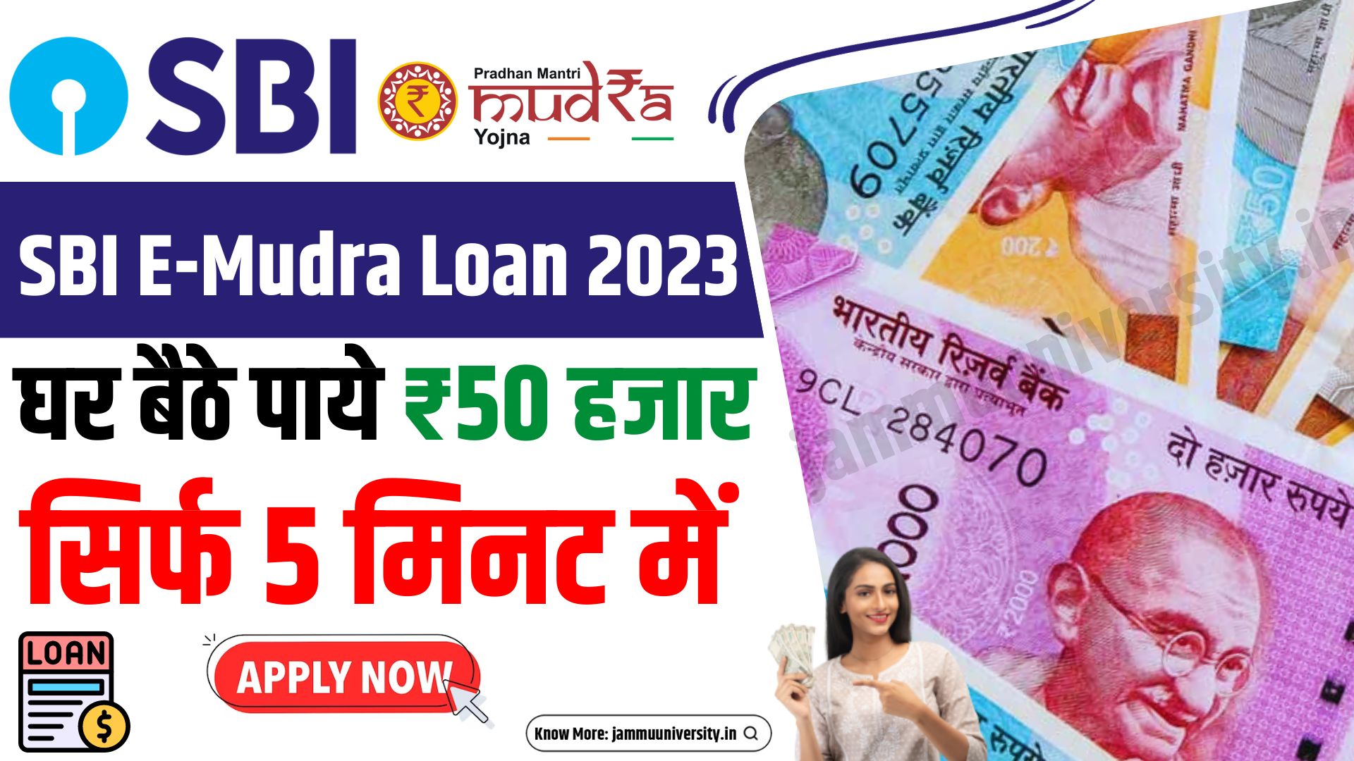 SBI E Mudra Loan 2023 Online