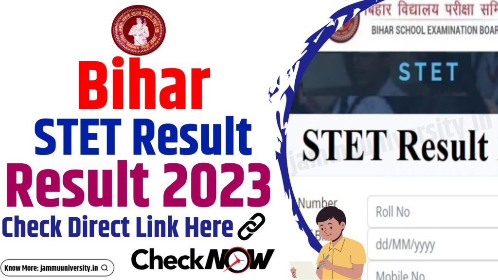 Bihar STET Result 2023