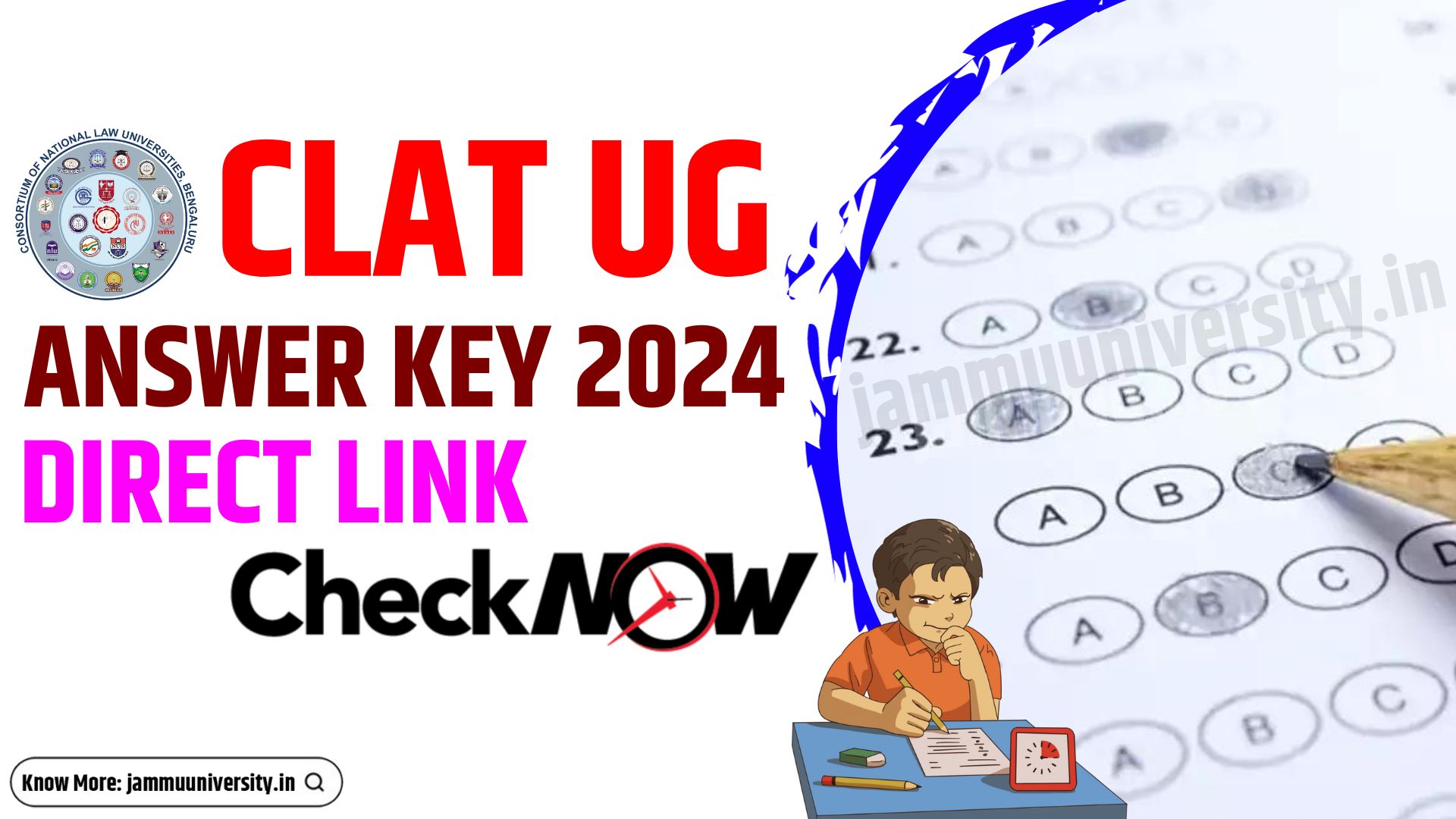 CLAT 2024 Answer Key Out