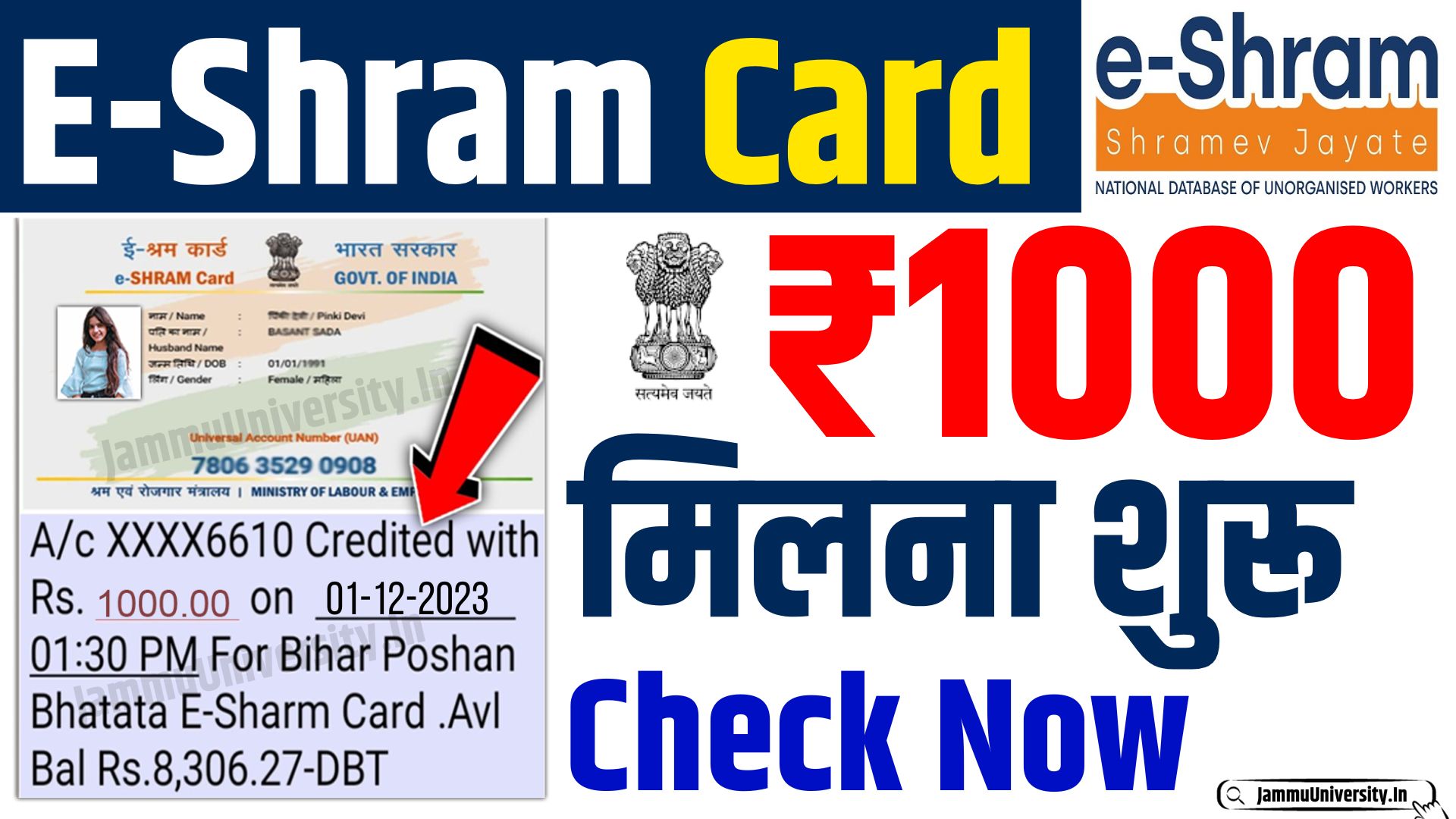 E Shram Card List Name Check 2023