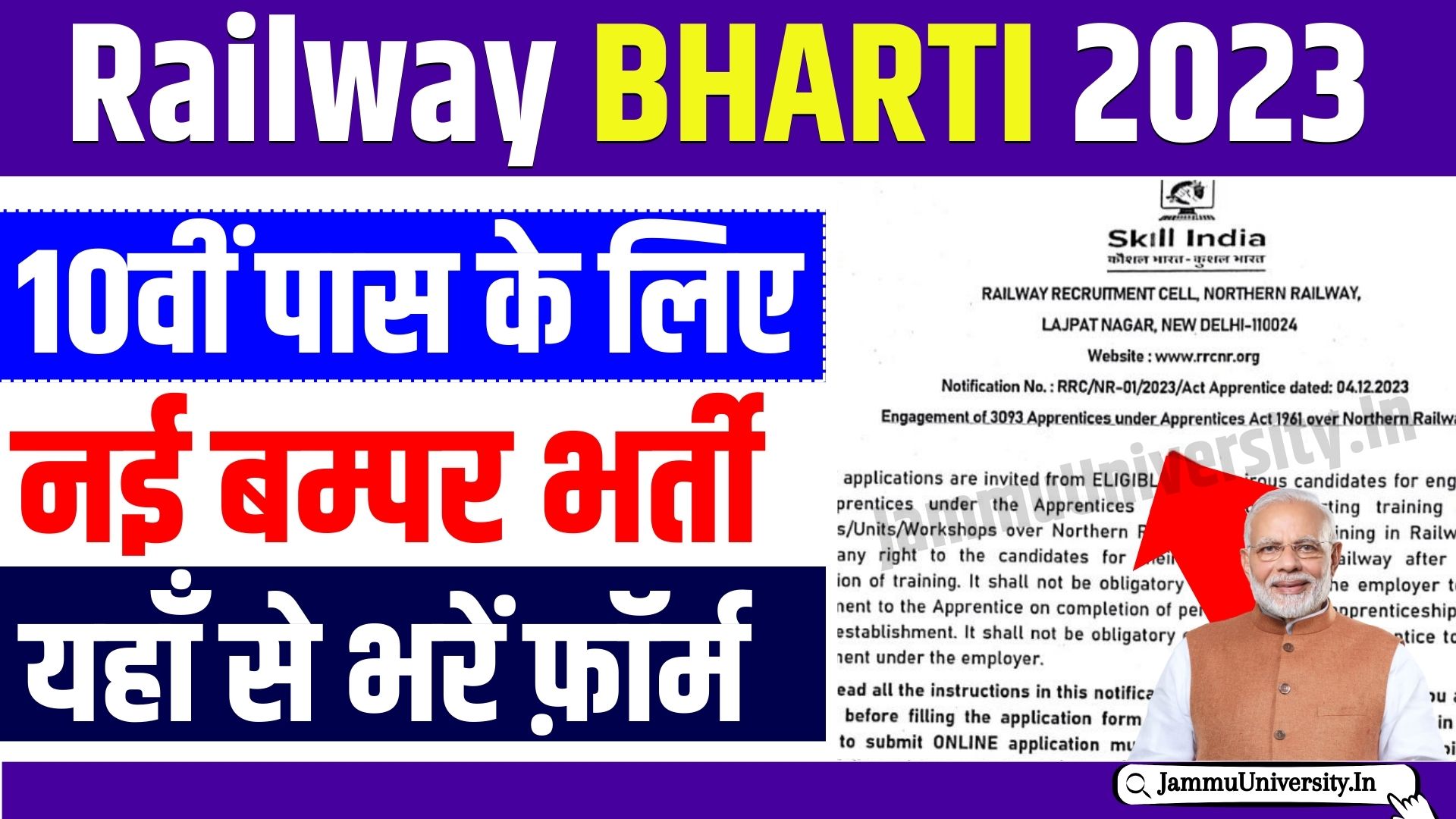 Railway Bharti 2023 Online Apply